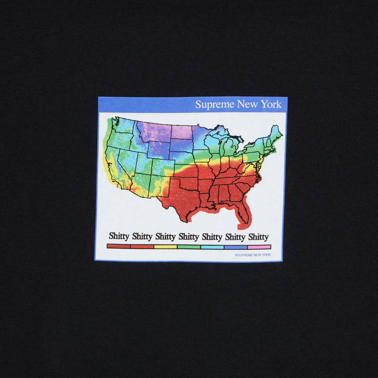 Supreme Weather Tee 'Black'