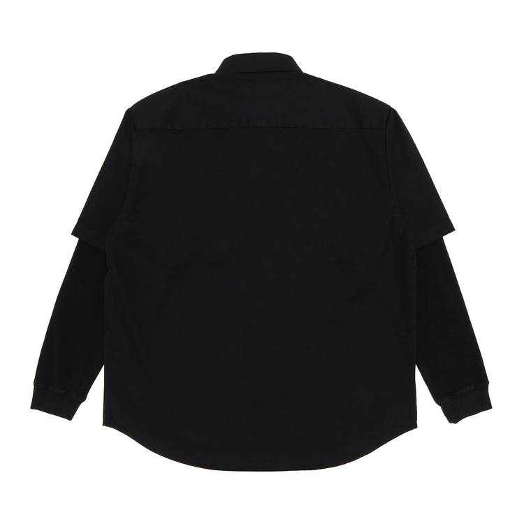 Buy Supreme Thermal Sleeve Work Shirt 'Black' - FW23S34