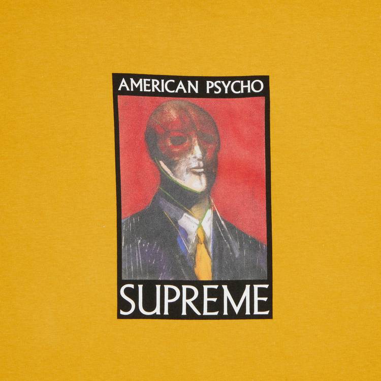 Buy Supreme American Psycho Tee 'Mustard' - FW23T15 MUSTARD | GOAT