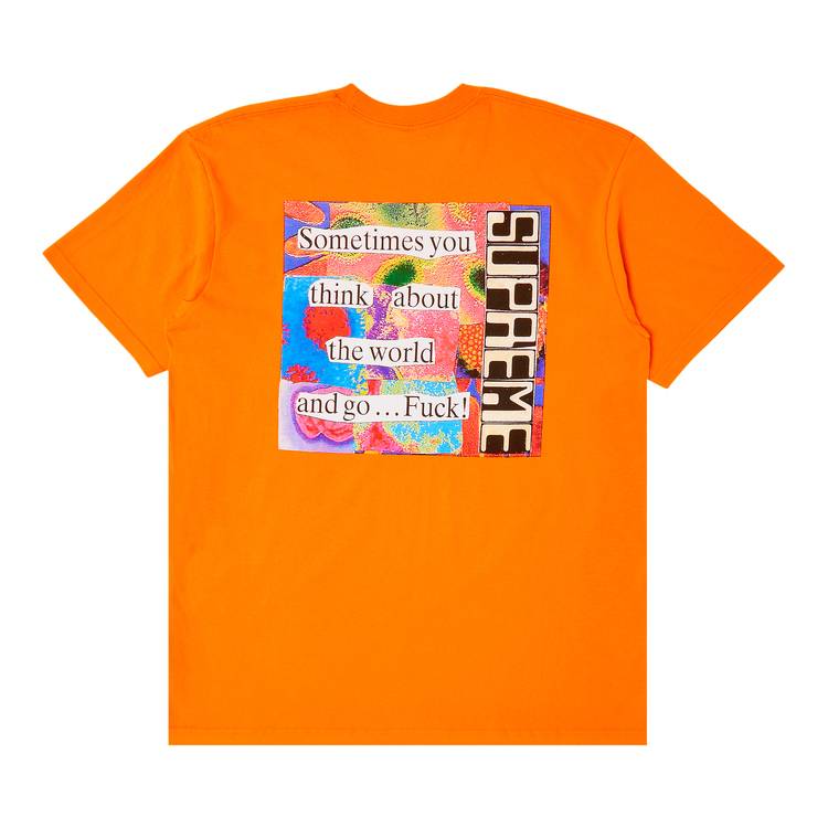 Buy Supreme Static Tee 'Orange' - FW23T47 ORANGE | GOAT