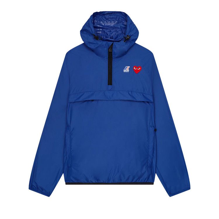 Comme des Garcons Play x K-Way Claude Half-Zip Jacket Blue — foto 2