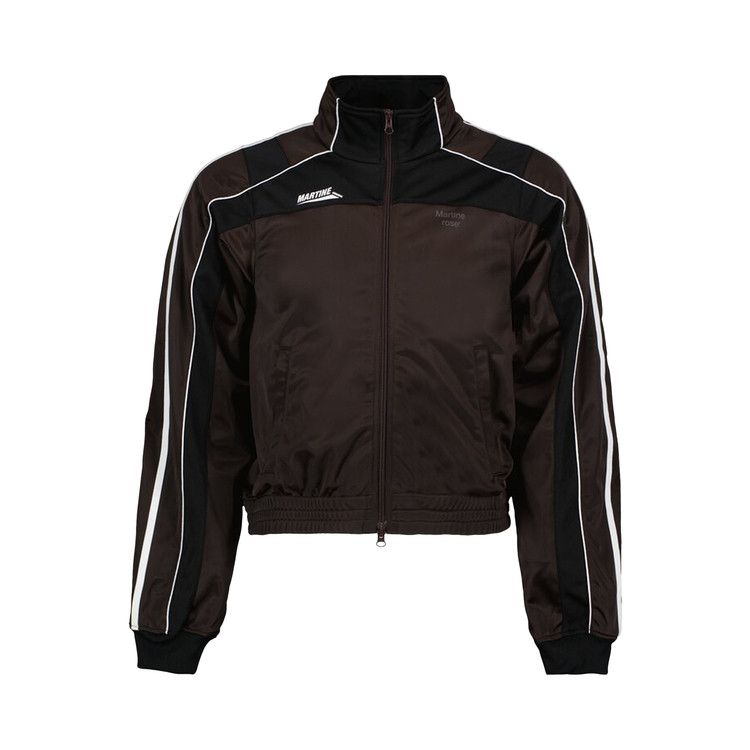 Buy Martine Rose Fringe Track Jacket 'Brown/Black' - MRSS23 121