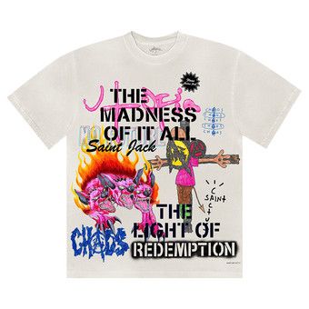 Buy Cactus Jack by Travis Scott Utopia x St Michael Tee 3A 'White