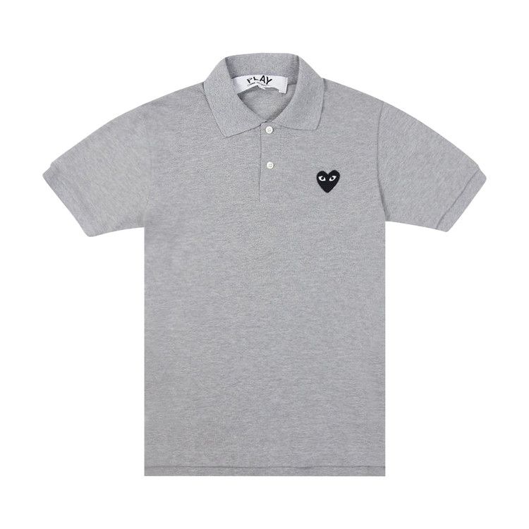 Comme Des GarçOns Play Black Emblem Polo Shirt 'grey'