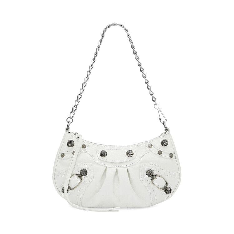 Balenciaga Le Cagole Mini Shoulder Bag Optic White