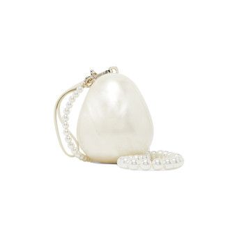 SIMONE ROCHA【Micro Egg Bag with Pearl Crossbody Bag】 Micro Pearly Egg Crossbody Bag | Neiman Marcus