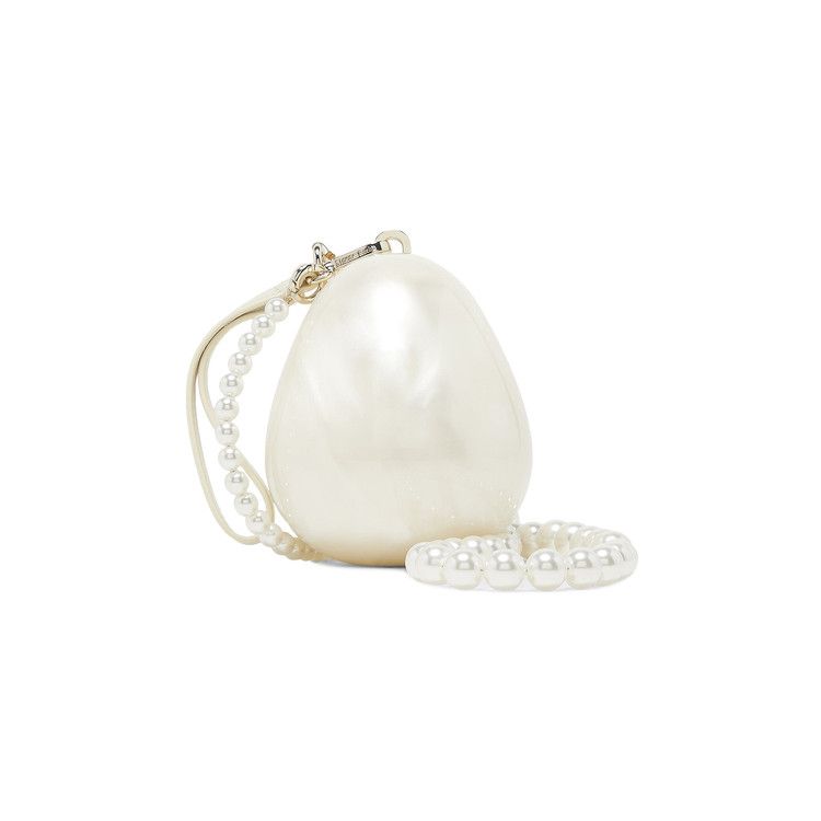 シモーネロシャ　パール　egg バック　ミニ 新品 Micro Pearly Egg Crossbody Bag | Neiman Marcus