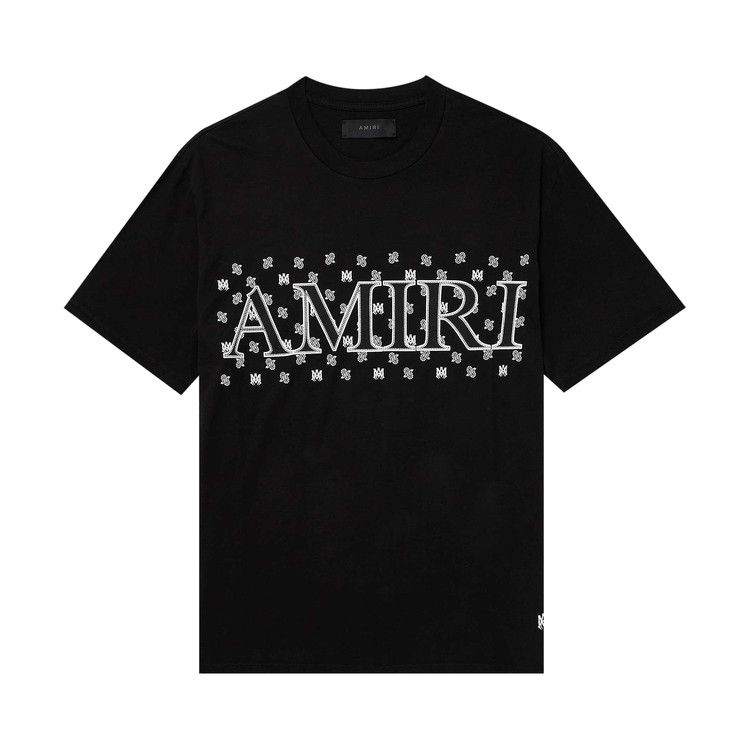 Amiri Ma Paisley Tee 'black'