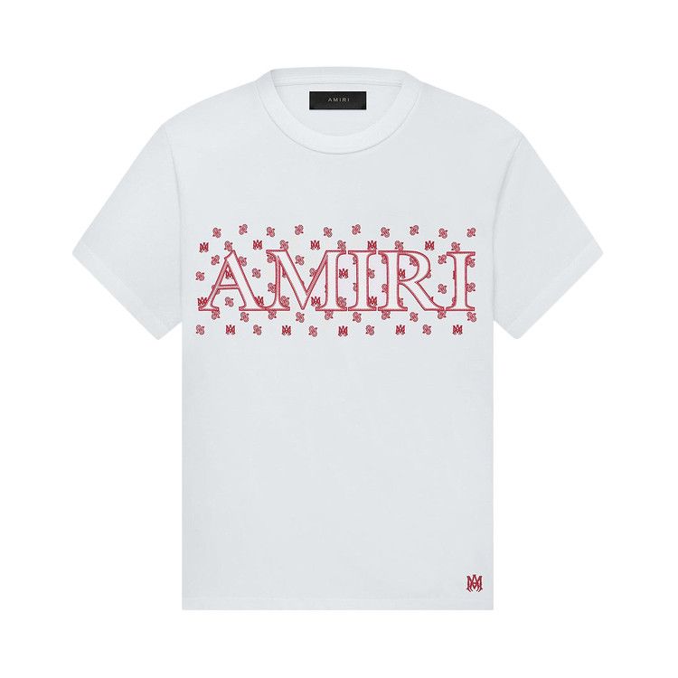 Buy Amiri MA Paisley Tee 'White' - PF23MJG038 100 WHIT | GOAT