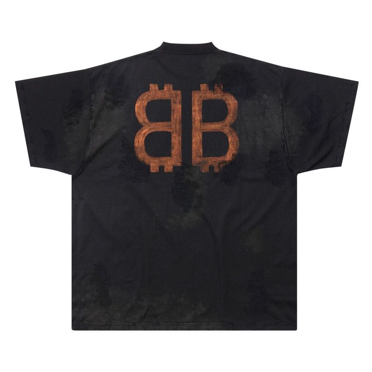 Balenciaga Oversized T-Shirt 'washed Black'