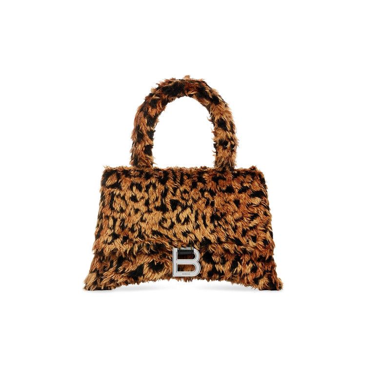 Balenciaga Hourglass Small Handbag With Strap 'beige/Brown'