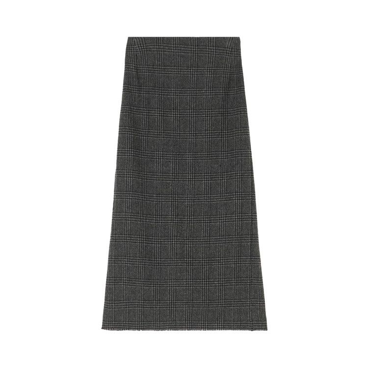 ユキティページです。 Buy Yohji Yamamoto Glen Plaid Backside Zip Skirt 'Grey' - FJ