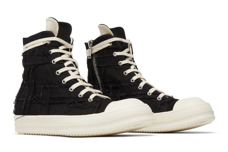 Rick Owens DRKSHDW Luxor Slashed High 'Black Milk'