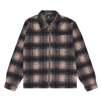 【STUSSY】 WOOL PLAID ZIP SHIRTウール　ジャケット 楽天市場】ステューシー STUSSY ジャケット メンズ Wool Plaid