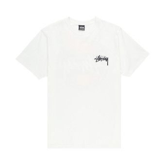 Buy Stussy Classic Dot Tee 'White' - 1904929 WHIT | GOAT