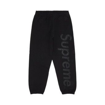 Buy Supreme Satin Appliqu  Sweatpant 'Black' - FW23P104 BLACK | GOAT