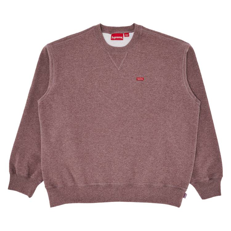 Buy Supreme Small Box Crewneck 'Heather Mauve' - FW23SW22 HEATHER