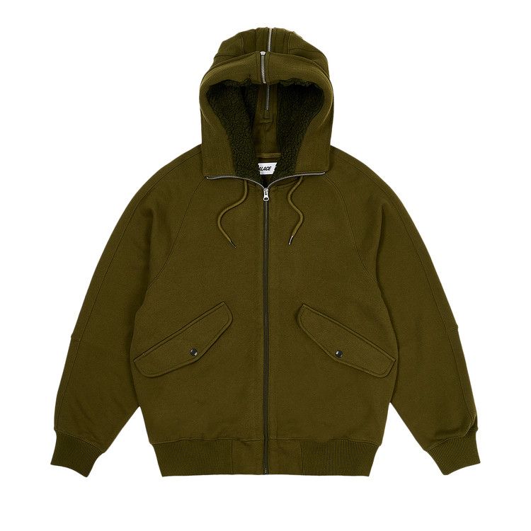 Buy Palace Split Hood Bomber Sweat 