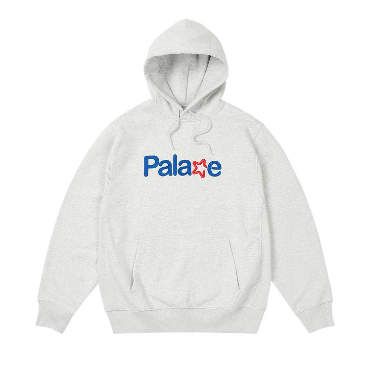 Palace Fun Hood Grey Marl