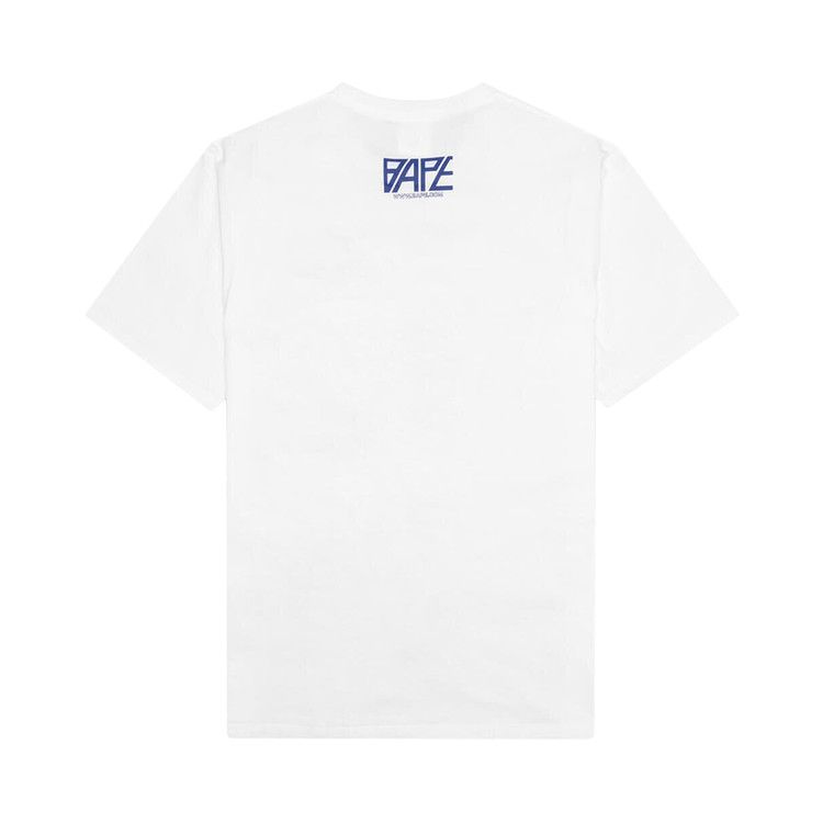 Bape Logo Monogram Tee 'white'