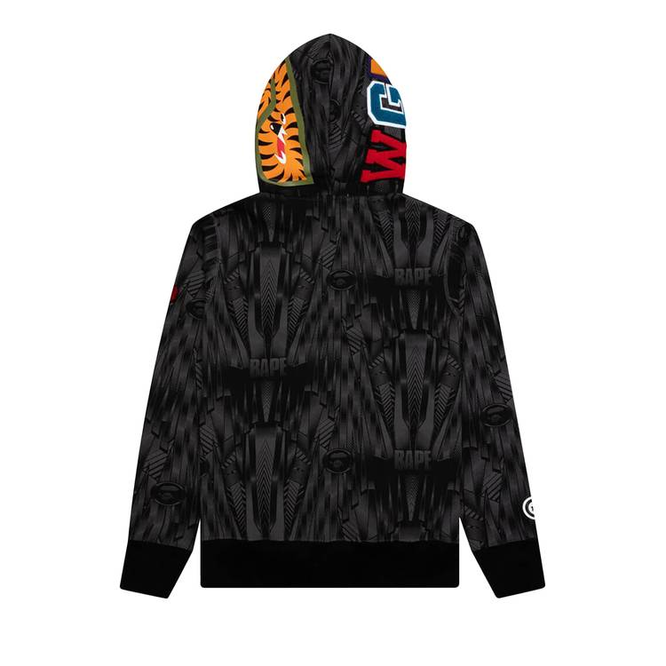 Order A Bathing Ape Bape Speed Racer Shark Full Zip Hoodie Black Hoodies  from solebox