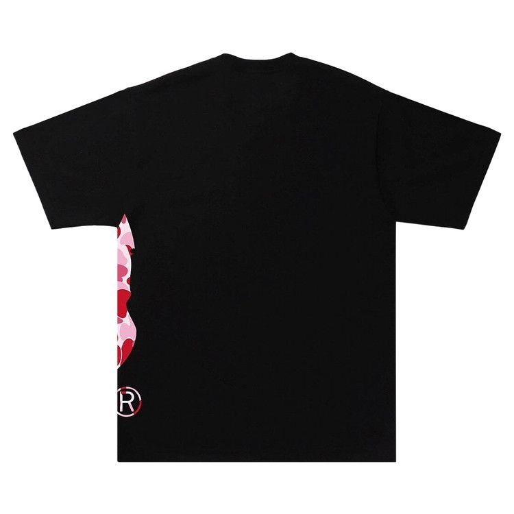 Bape Abc Camo Side Big Ape Head Tee 'black/Pink'