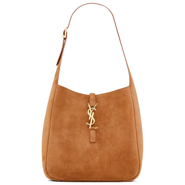 Saint Laurent Le 5 Á 7 Suede Shoulder Bag Snuff