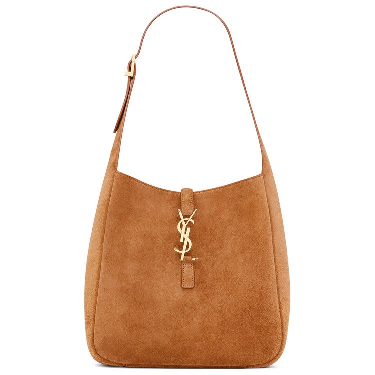 Saint Laurent Le 5 Á 7 Suede Shoulder Bag Snuff