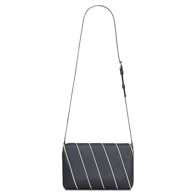 Saint Laurent Le Maillon Satchel Deep Marine