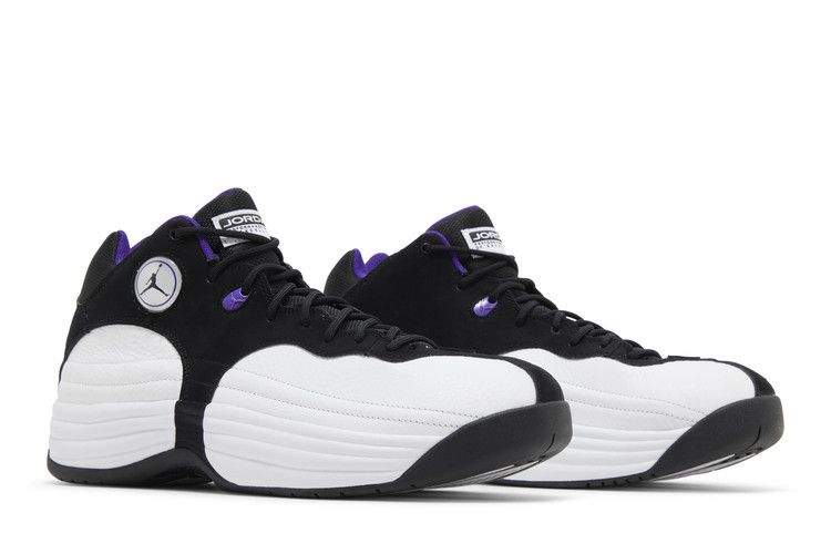 Air Jordan Jumpman Team 1 White Black Field Purple