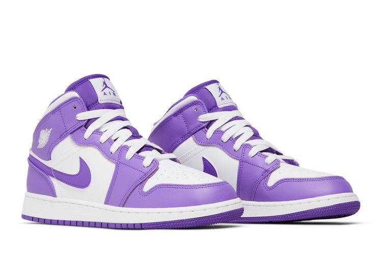 Jordan 1 Mid Purple Venom (Gs)