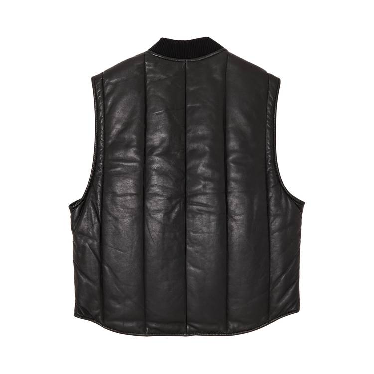 Buy Supreme x Dickies Leather Work Vest 'Black' - FW23J62 BLACK 