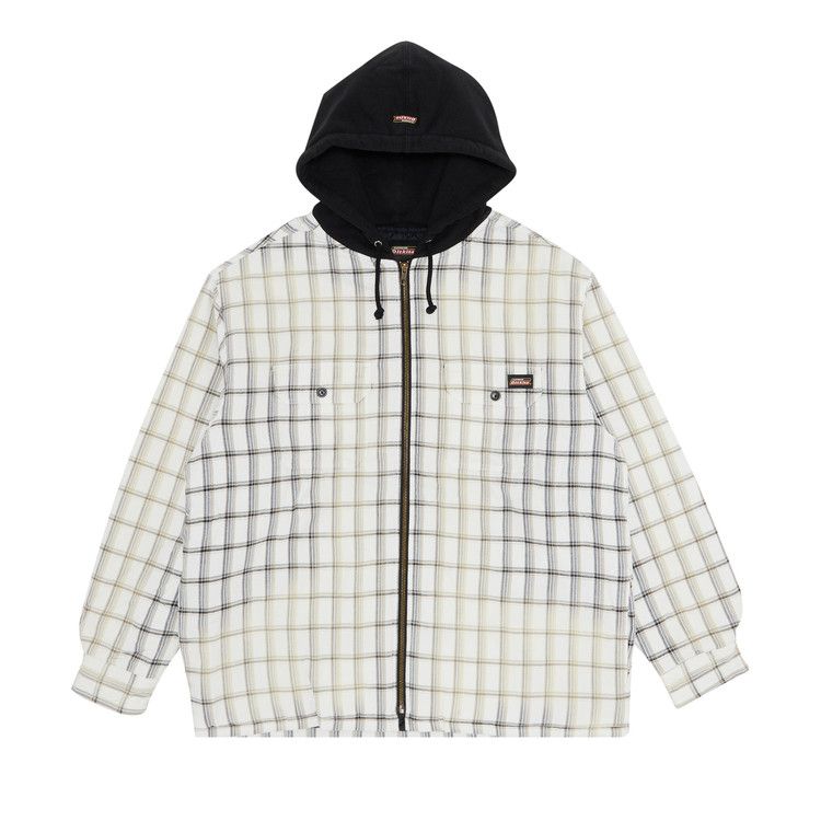 Supreme×Dickies 23AW PLAID HOODED ZIP UP Supreme Dickies Plaid Hooded Zip Up Shirt (FW23) - $148