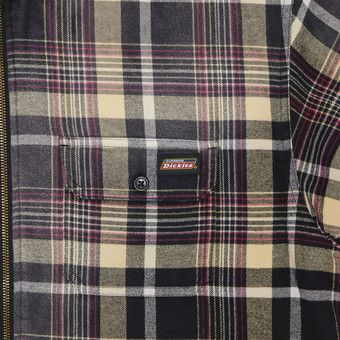 Buy Supreme x Dickies Plaid Hooded Zip Up Shirt 'Black' - FW23S30