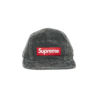 Supreme Corduroy Camp Cap グレー Supreme Corduroy Camp Cap (FW25) Grey - US