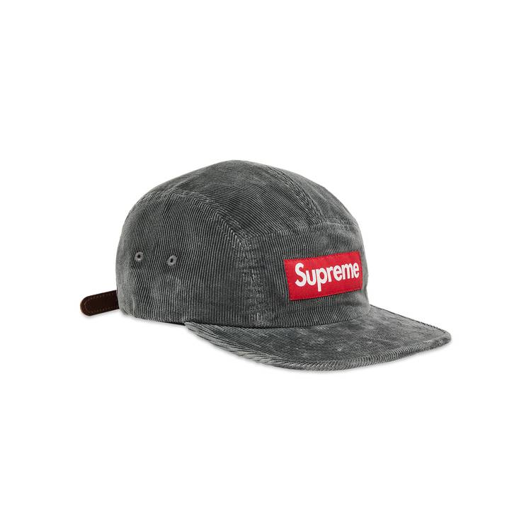 Supreme Corduroy Camp Cap 'Grey'