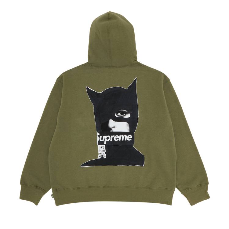 Buy Supreme Catwoman Hooded Sweatshirt 'Light Olive