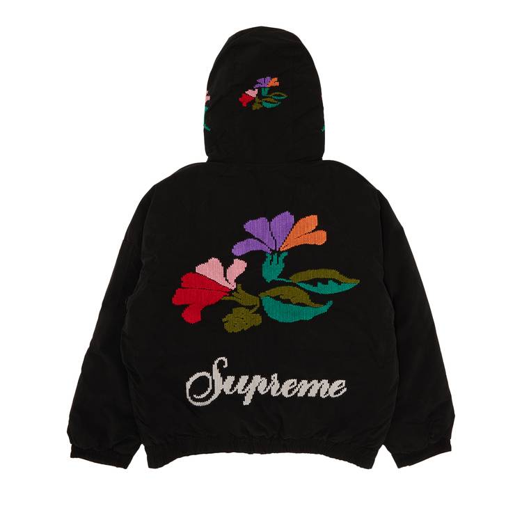 Buy Supreme Needlepoint Hooded Jacket 'Black' - FW23J40 BLACK