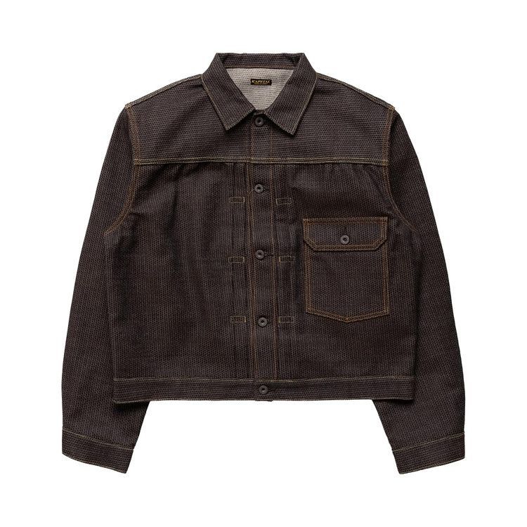 Buy Kapital Century Denim 1st Jacket 'Brown' - KAP 302 BROW | GOAT IT