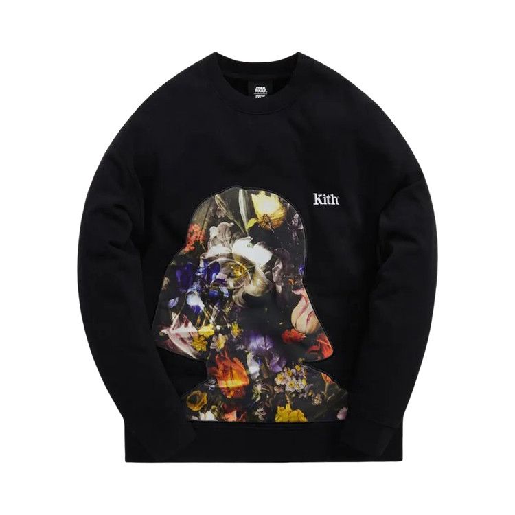 Buy Kith For Star Wars Floral Vader Crewneck 'Black' - KHM030217