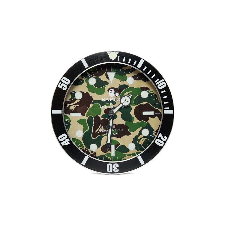 インテリア時計 A BATHING APE ABC CAMO BAPEX WALL CLOCK 1306193_01.jpg.jpeg