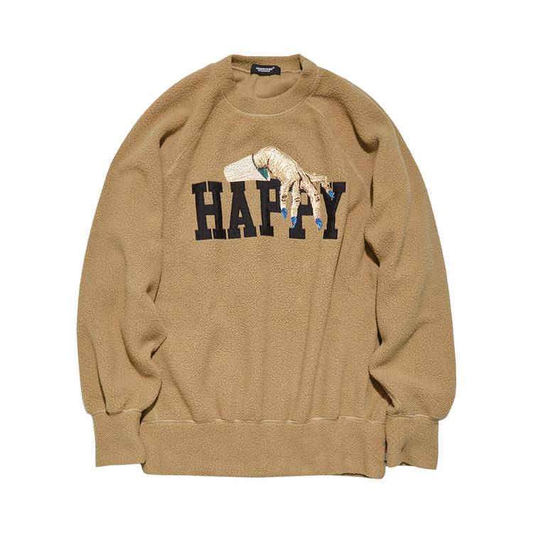 Buy Undercover Bead Embroidery Polartec Sweatshirt 'Beige