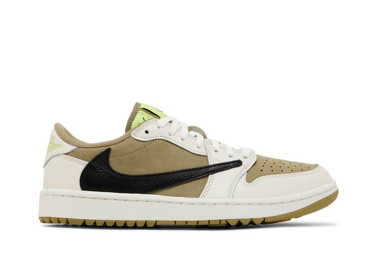 Buy Travis Scott x Air Jordan 1 Low Golf 'Neutral Olive' - FZ3124