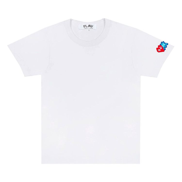 Comme des Garçons PLAY Double Heart T-Shirt 'White' — foto 2