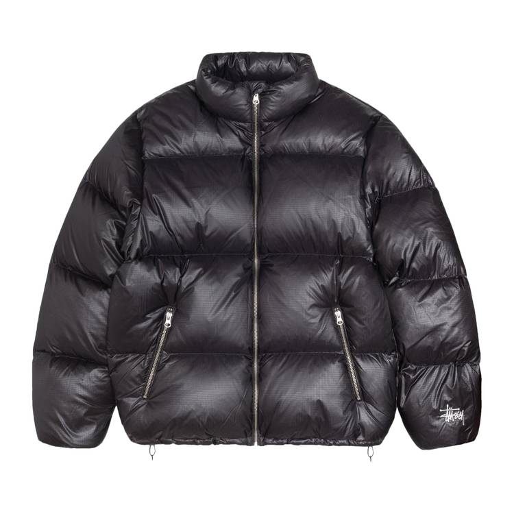 Buy Stussy Down Puffer Parachute Ripstop 'Charcoal' - 115742 CHAR