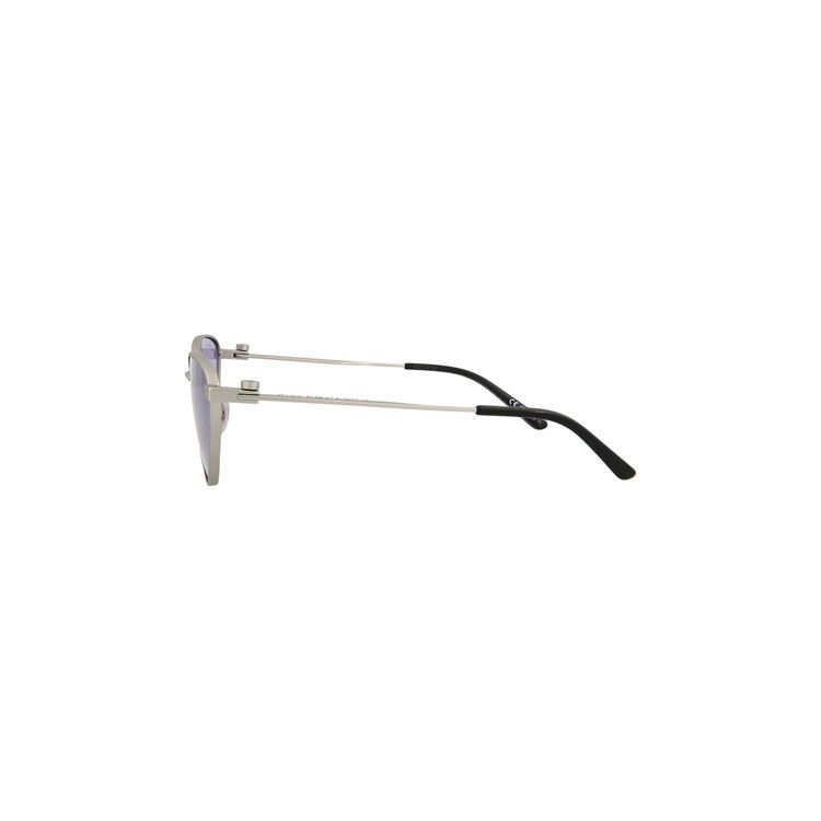 Balenciaga Cat Eye Sunglasses Silver/Violet