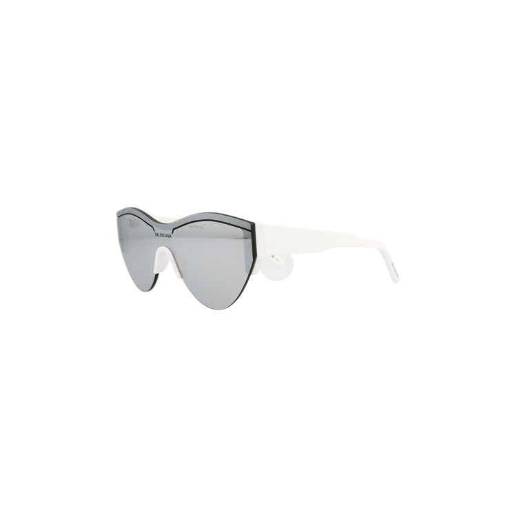 Balenciaga Cat Eye Sunglasses White/Silver