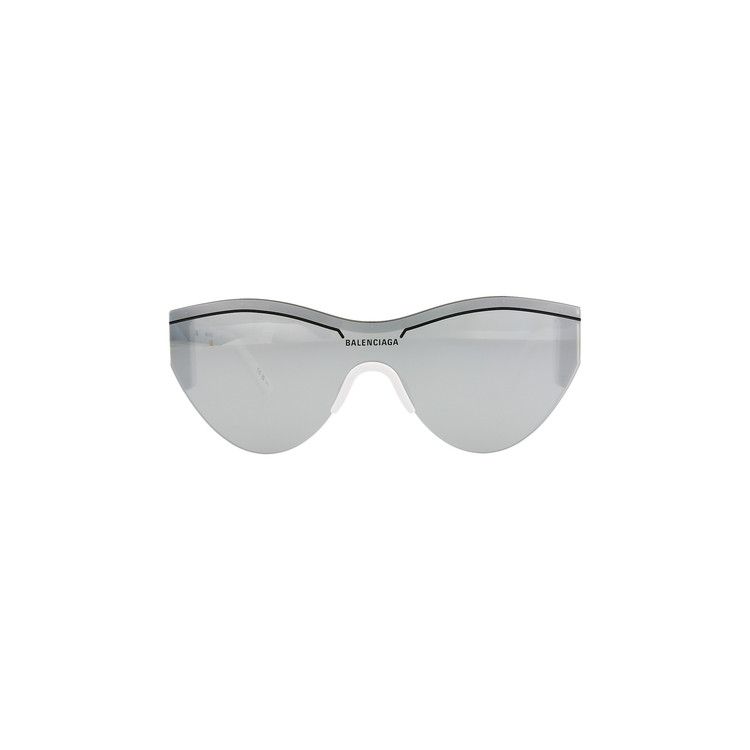 Balenciaga Cat Eye Sunglasses White/Silver