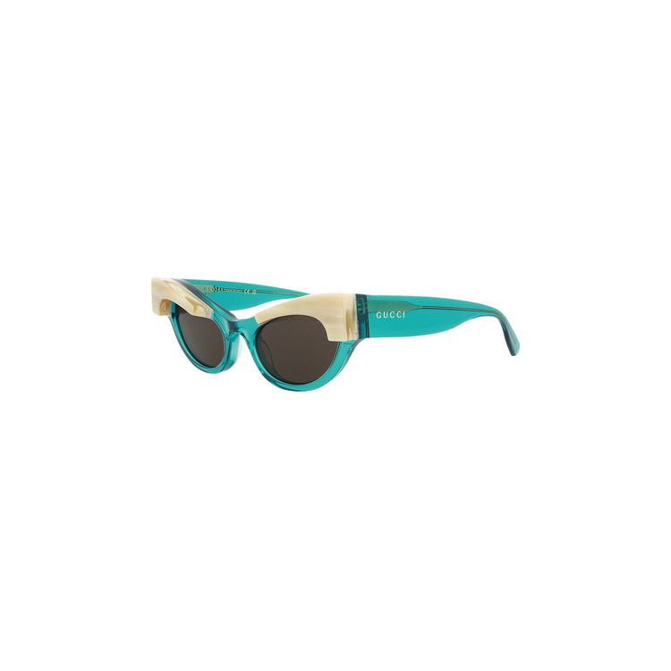 Gucci Cat Eye Frame Sunglasses Light Blue/Grey