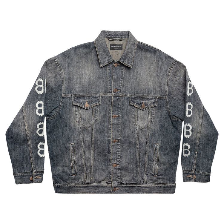 Balenciaga Large Fit Jacket Blue